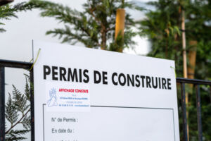 permis de construire translated as construction permit